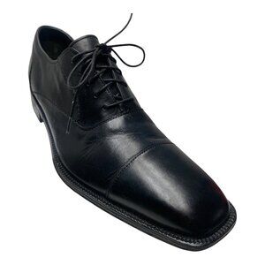 BANANA‎ REPUBLIC Black Leather Cap Toe Dress Oxfords